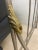 Metal Vintage French Daybed Steel and Brass in the Manner of Maison Jansen For Sale - Image 7 of 11