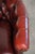 Red Chesterfield Cowhide Club Armchair in Red For Sale - Image 8 of 14