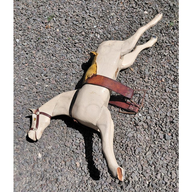 Vintage Child's Rocking Horse Toy For Sale - Image 12 of 13