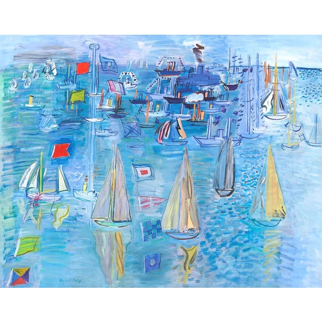 Title: Regates a Cowes Artist: Raoul Dufy Country: France Medium: Giclee Marks: Not signed Numbered Ltd Edition Paper...