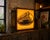 Mid-Century Industrial Illuminated Double-Sided Sign Cabinet with His Master's Voice Panels, 1950 For Sale - Image 9 of 10