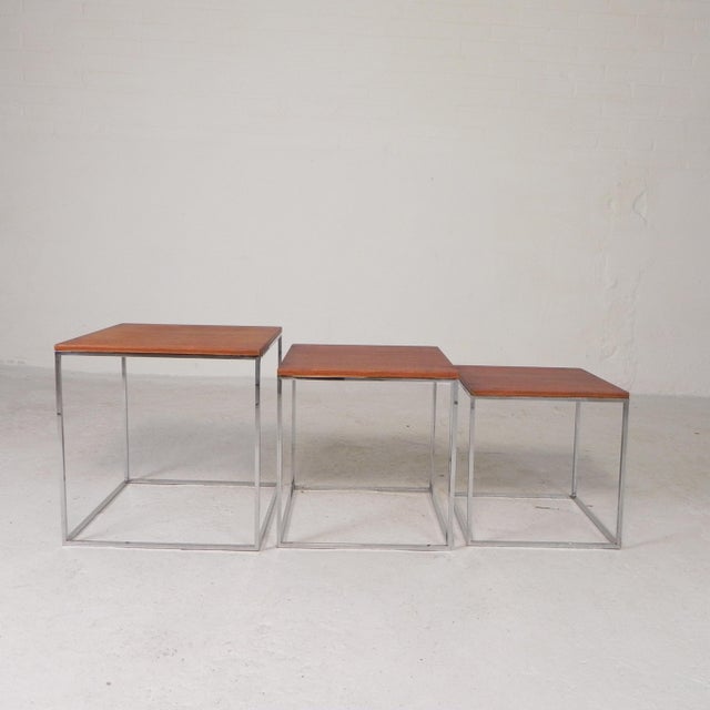 Vintage Nesting Tables, 1960s, Set of 3 For Sale - Image 16 of 18