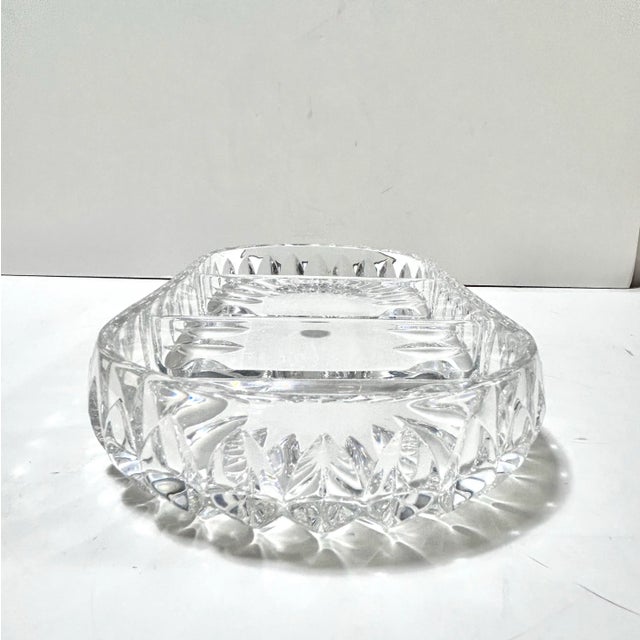 Gorham Gorham Crystal Divided Serving Platter Candy Dish For Sale - Image 4 of 11