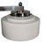 Art Deco Opaline Glass Wall Lamp with Chrome-Plated Mount from Gispen For Sale - Image 4 of 9