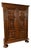 17th Century Louis XIII Wardrobe in Molded and Carved Walnut For Sale
