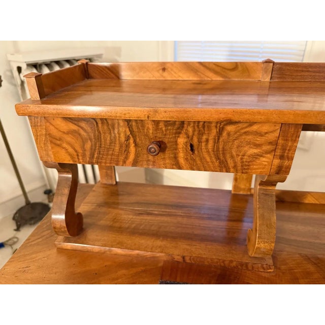 Early 18th Century Early 18th Century Biedermeier Writing Desk With a Working Lock For Sale - Image 5 of 12