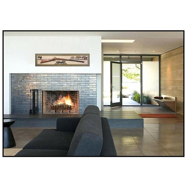Message us to inquire about custom framing options! (Included for free with every purchase) The artwork here, "Tracking...