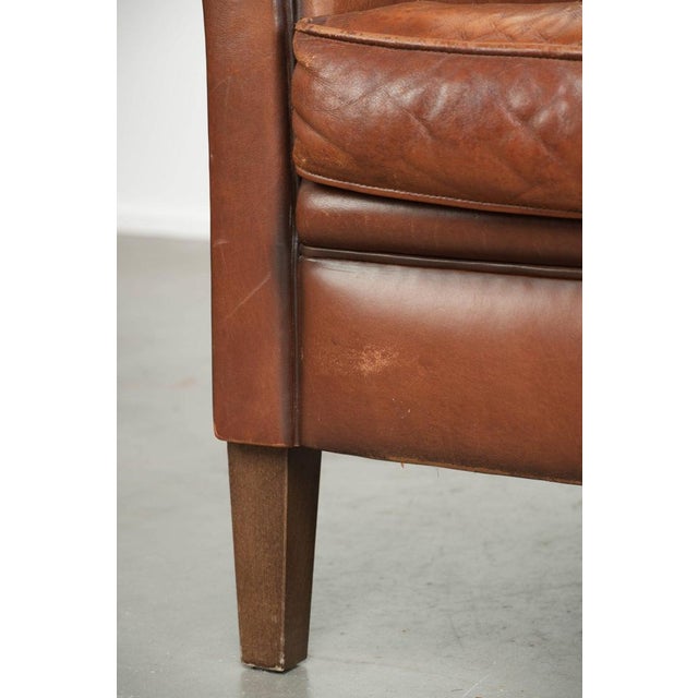 Club Chair in Sheepskin Leather For Sale - Image 12 of 14
