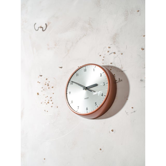 Metal Slave Clock from Gent of Leicester, England, 1960s For Sale - Image 7 of 12