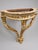 Italian 18th Century Parcel-Gilt Rococo Demilune Console With Hoof Feet For Sale - Image 4 of 10