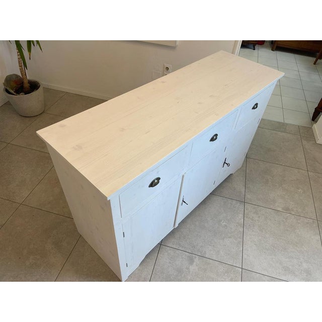 Farmhouse Sideboard in Spruce Wood For Sale - Image 9 of 15