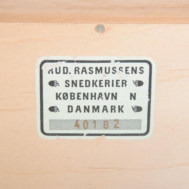 Vintage Cabinet in Elm by Mogens Koch, 1970s For Sale - Image 15 of 16