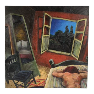 Painting Attributed to Paul Sierra (Born 1944)