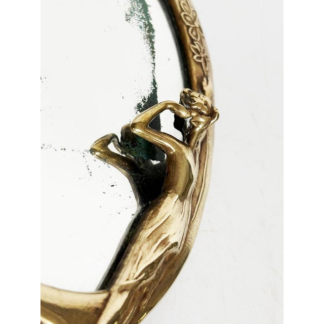 15th Century & Earlier Art Deco Style Hand Mirror, France, 20th Century For Sale - Image 5 of 13