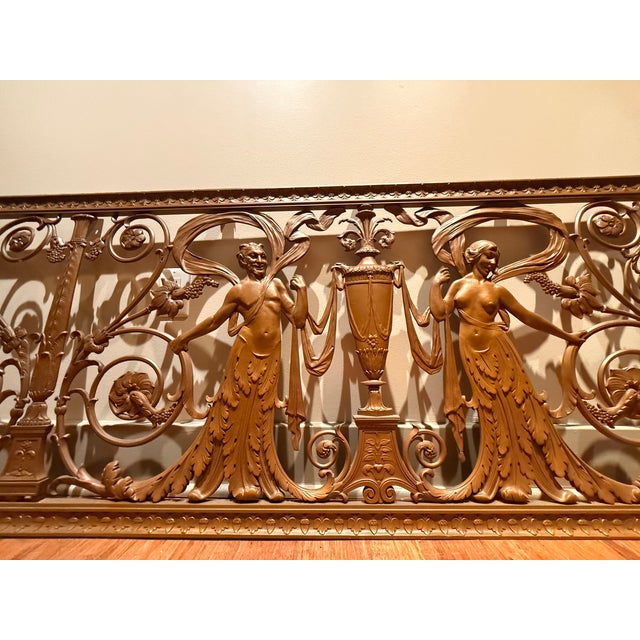 Early American Bronze Screen 8.5 Feet Long For Sale - Image 9 of 11