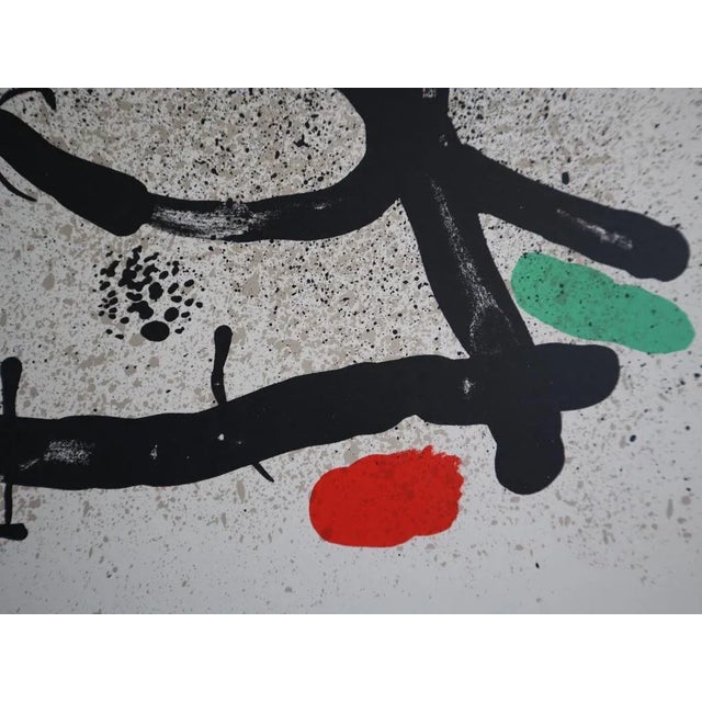 1970s 1971 Joan Miró Print for Derrière Le Miroir For Sale - Image 5 of 5