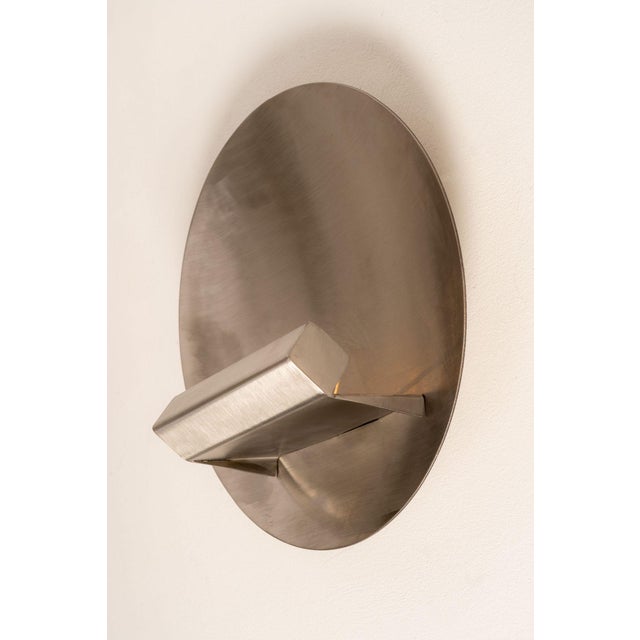 Vintage French Stainless Steel Wall Light by Maria Pergay, 1970s For Sale - Image 18 of 18