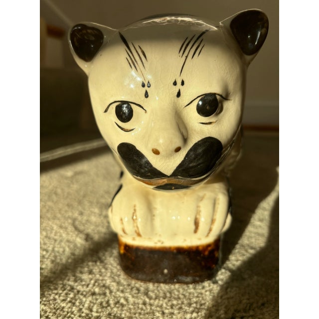 Chinese Cizhou-Ware Porcelain Cat Pillow, 19th Century For Sale - Image 11 of 11