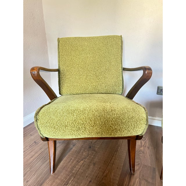 Mid-Century Italian Easy Chair in Bentwood by Guglielmo Ulrich, 1950s For Sale - Image 11 of 11