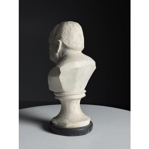 Winston Churchill Statuette in Cast Marble For Sale - Image 14 of 15