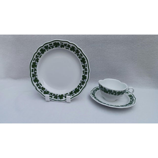 1970s Vintage Porcelain Breakfast Trio Set from Meissen, 1930s, Set of 3 For Sale - Image 5 of 8
