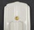 Mid 20th Century Restored Art Deco White Porcelain Wall Sconces - a Pair For Sale - Image 6 of 9