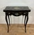 Wood Chinese Black Lacquer Games Table with Hand-Painted Floral Decoration For Sale - Image 7 of 18