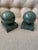 Green Vinage Green Marble Sphere Bookends For Sale - Image 8 of 9