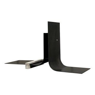Collision 2.1 Floor Lamp in Iron & Travertine by D´ARK Atelier For Sale