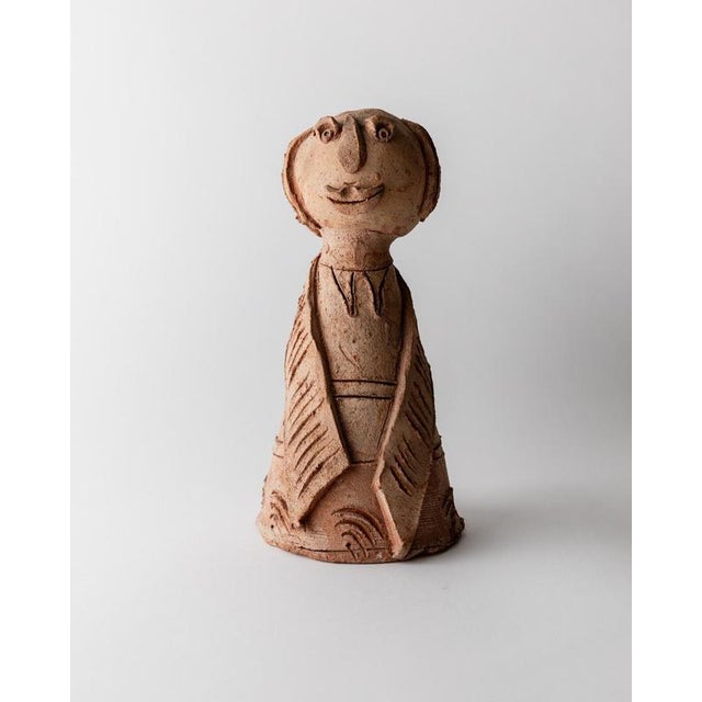 Vintage Terracotta Ceramic Sculpture, 1960s For Sale - Image 5 of 11