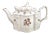 English Earthenware Commode-Shaped Teapot with Widow Finial, c.1810 For Sale