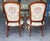 French Vintage John Widdicomb Floral Upholstered Dining Chairs, Set of 12 For Sale - Image 3 of 17
