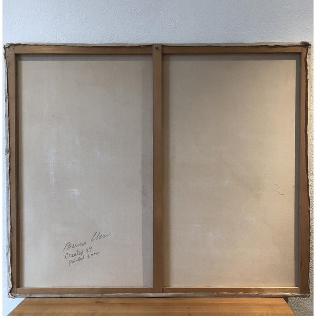 Benna Chu (Meylan), Feuille No. 4, 2000, Oil on Canvas For Sale - Image 10 of 11