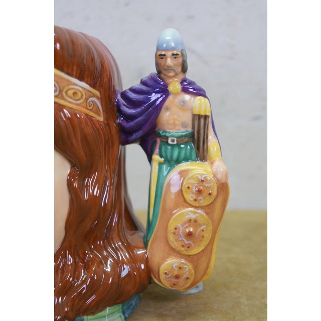 Royal Doulton Boudicca Celtic Queen Military Leader Toby Character Jug For Sale - Image 6 of 13