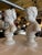 Set of 2 Japanese Made, Hand Painted Porcelain Mini Busts For Sale - Image 10 of 12