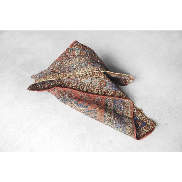 Antique Hand-Woven Middle Eastern Rug, 1920s For Sale - Image 16 of 18