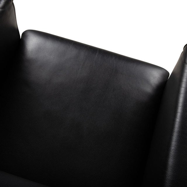 Animal Skin Chair in Black Leather from Wittmann For Sale - Image 7 of 15