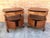 1950s 20th Century Catalan, Spanish Nightstands With Drawers & Low Open Shelf - a Pair For Sale - Image 5 of 11