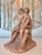 20th Century Embracing Lovers Clay Modeled Signed Sculpture For Sale - Image 6 of 7