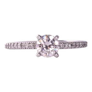 Early 21st Century VS Diamond Engagement Ring Size 5.75