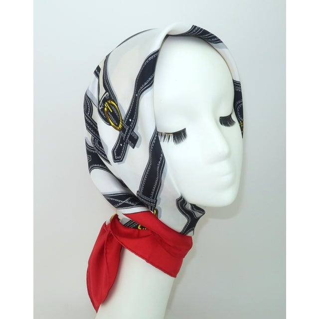 Hermès Harnais Des Présidents Silk Scarf, 1980's For Sale - Image 15 of 17