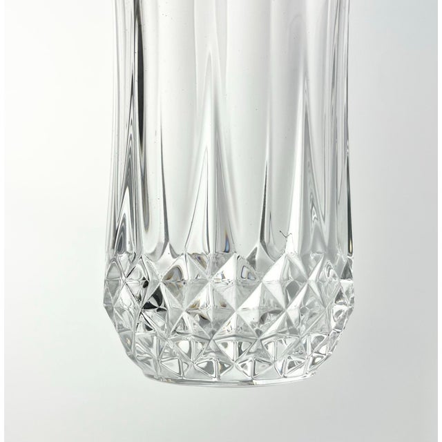 2000 - 2009 Cristal D’Arques Longchamp Set of 7 Crystal Highball Tumbler Glasses For Sale - Image 5 of 8