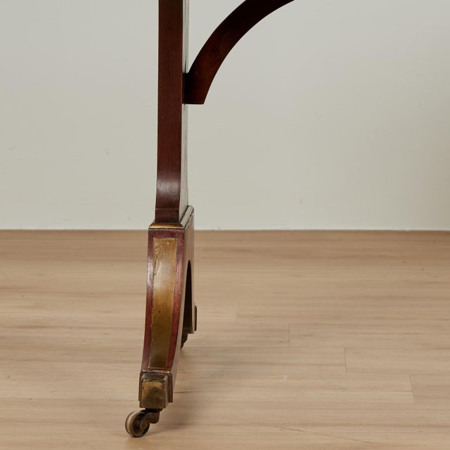 Antique English Leather Top Desk For Sale - Image 15 of 16
