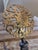 English Vintage Virginia Metal-Crafters Iron With Brass Medallions Andirons - A Pair For Sale - Image 3 of 9