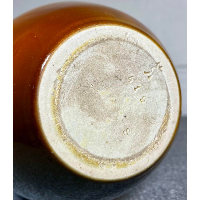Chocolate 19th Century Rookwood Pottery Standard Glaze Vase For Sale - Image 8 of 8