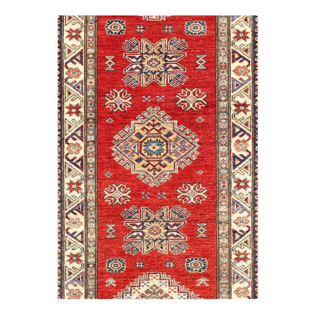 Kazak is a modern shape of old Caucasian rugs which strictly adheres to traditional design elements of the Caucasus. It...