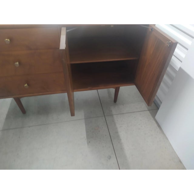 Drexel Declaration mid-century cabinet by Kipp Stewart and Steward MacDougall. Server. Features lots of storage - 3...