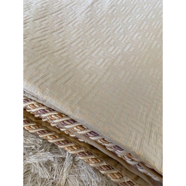 Gorgeous Queen size duvet cover custom made in the 1990’s by Kreiss, out of the Kreiss San Francisco showroom. Beautiful...