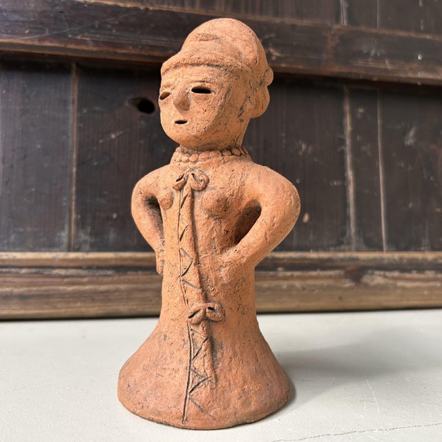 Terracotta Haniwa Figure, Japan, 1940s-1950s For Sale - Image 6 of 10