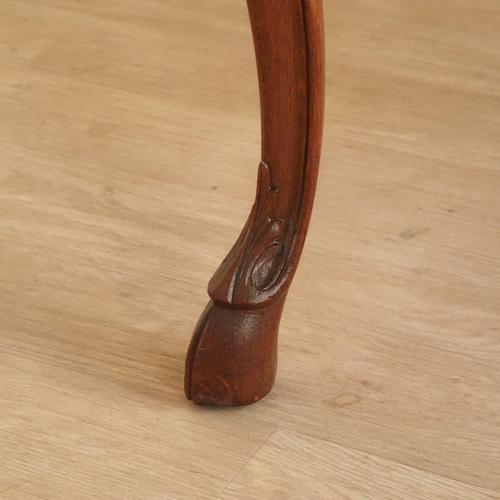 Antique French Country-Style Oak Dining Table, 1890s For Sale - Image 6 of 18